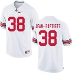 NCAA Ohio State Buckeyes Men's #38 Javontae Jean-Baptiste White Nike Football College Jersey YEZ6645OR